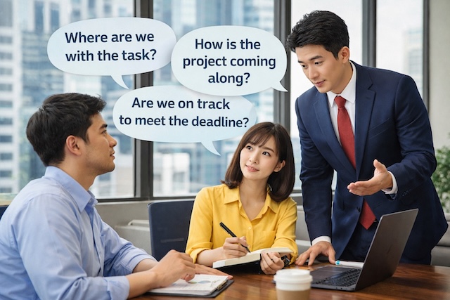 Học Tiếng Anh Giao Tiếp: Ngày 16 - 20 Mẫu Câu Hỏi Về Tiến Độ Công Việc