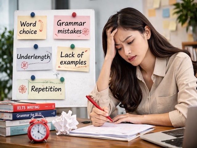 IELTS Writing: 5 Lỗi Phổ Biến Khiến Bạn Mãi Dừng Ở Mức 5.5