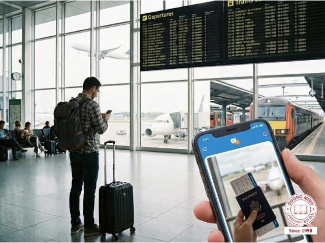 Học Tiếng Anh Giao Tiếp: Ngày 12 - 20 Mẫu Câu Dùng Tại Sân Bay & Ga Tàu