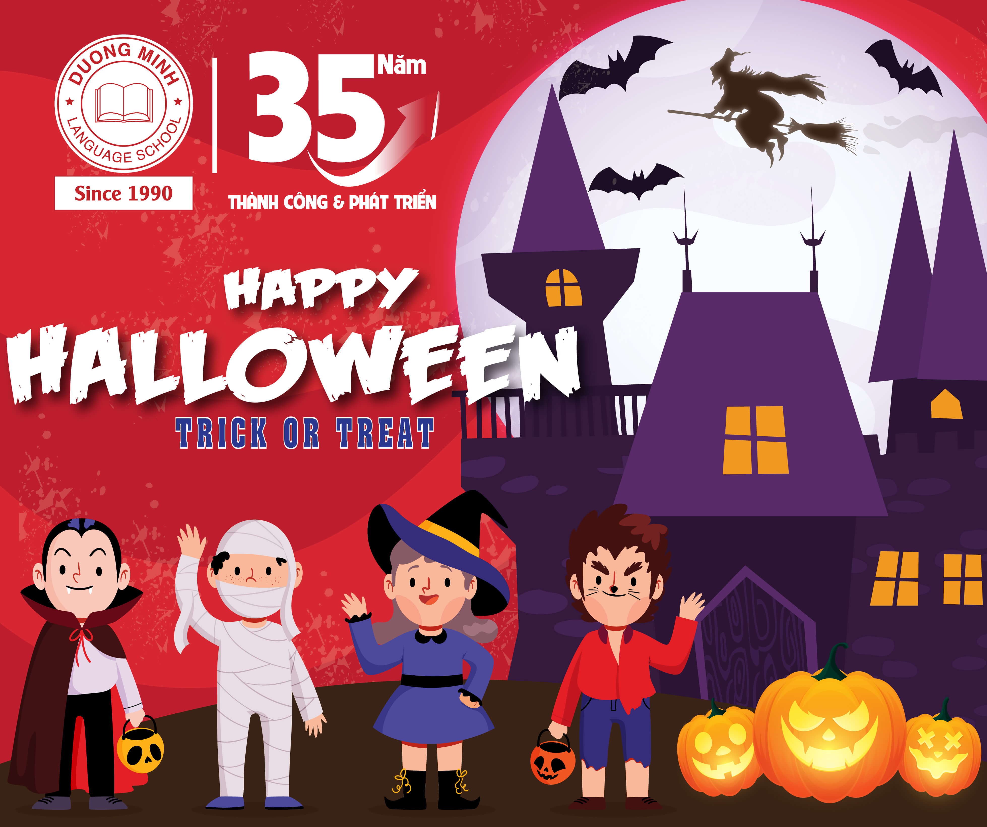 HALLOWEEN RỘNG RÀNG - BÉ VUI HỌC TIẾNG ANH